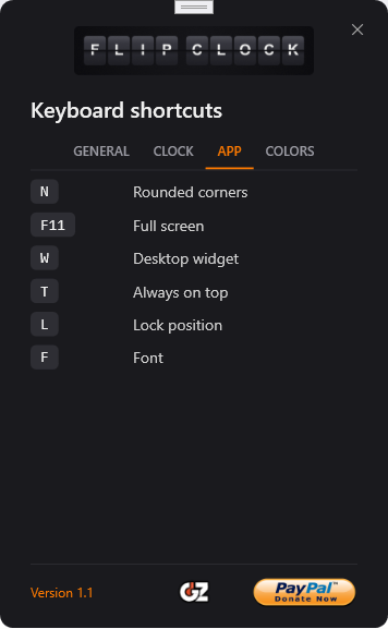 Keyboard shortcuts window (3)