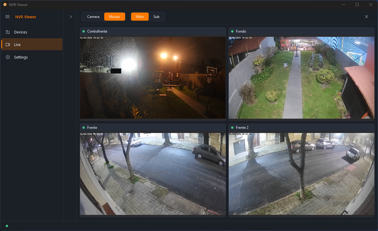 NVR Viewer screenshot